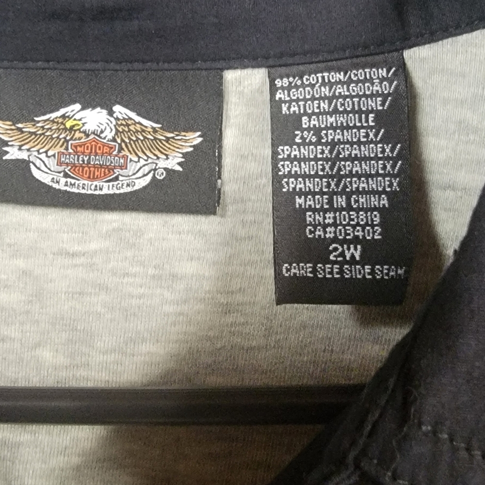 Harley-Davidson Black and Gray Jacket - Picture 4 of 4
